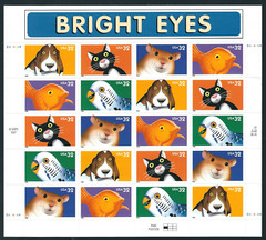 Scott #3230/4…32 Cent…Bright Eyes…Pane of 20