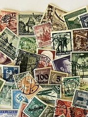 DEUTSCHES REICH – mainly WWII, with areas – Collection of 500 stamps – MNH/Used