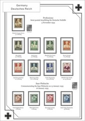 Deutsches Reich III 1933-1945, third Reich, PDF ( DIGITAL ) STAMP ALBUM PAGES
