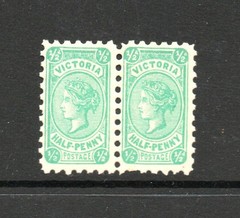 Victoria SG# 401a Pair MNH / Wmk INVERTED Upright – S60746