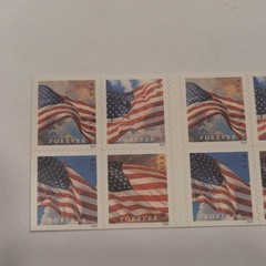 US FOREVER STAMP USA FLAG 2023 2 SHEETS OF 20 (40 STAMPS)