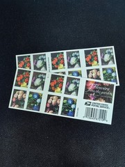 2017 49c Forever Flowers from the Garden, Booklet of 100 Scott 5237-5240