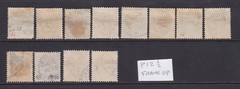 Denmark 1875 – 1901 Stamps. Inc Frame Upright, Inverted, Shades etc. Cat £2000+?