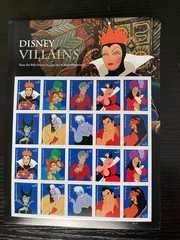2017 Disney Villains Stamp – Sheet of 20 – Forever – MNH