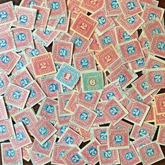 OHIO VENDORS RECEIPT STAMPS, INVESTOR’S LOT INCLUDES 125 STAMPS