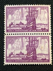 Vintage US Postage Stamps Unused Lot Of 37 Stamps Of Historical Events & States