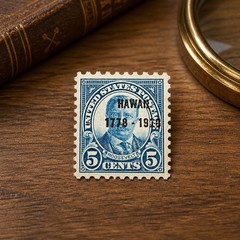1928 U.S. Scott #648 HAWAII OVERPRINT~ORIGINAL GUM~Theodore Roosevelt #3240