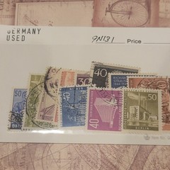 Germany Postage Stamps Berlin Mixed Denominations Used Multi-Color Lot