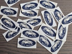 THIRD REICH KDF VW VOLKSWAGEN AUTO CAR Stamp lot Nazi German WW2 WWII 10 pcs