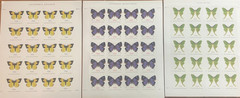 5 SHEETS PURPLE, YELLOW OR GREEN – NON-MACHINABLE STAMPS – 100 TOTAL