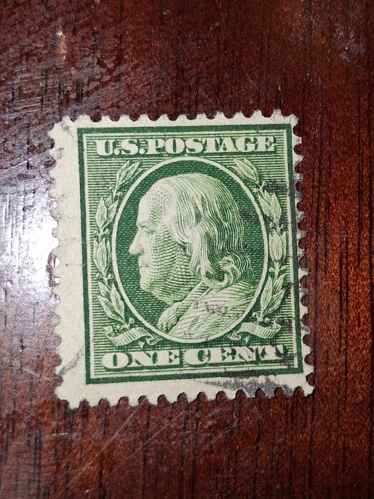 Benjamin Franklin 1cent Stamp Ultra Mint Condition Free Shipping USA