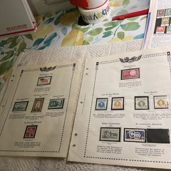 U.S.-(-1959-)-HISTORICAL EVENTS-lot Of 12-Stamps-ON ALBUM PAGE-USED-#30