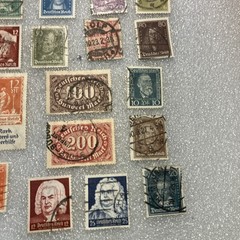 26 USED/HR mixed Deutsches Reich/Germany/Bayern Stamps; 1933- 1945; $1 Ships.