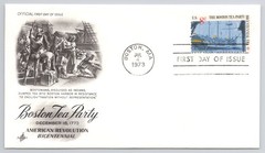 First Day Cover Scott’s #1480 8c Boston Tea Historical Events Jul 1973 Boston MA