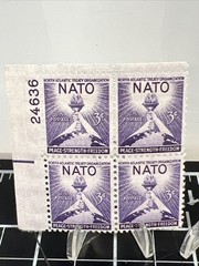 3 Cent – NATO Block / 4 stamp set + 2 stamp set – 1950s MNG