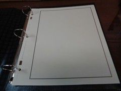 Lighthouse GRANDE Large 3-ring binder & case for Stamp album Collections NEW