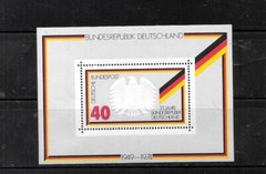GERMANY SC#1145 1974 EAGLE & FLAG SOUVENIR SHEET OLD VINTAGE MNH XF STAMP #2