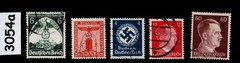 Stamps Adolf Hitler & Officials Third Reich Germany 1933-1945 WWII #3054a