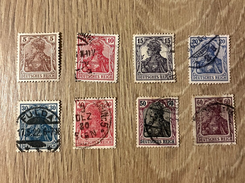 1872-1922 DEUTSCHE REICH POSTAGE STAMPS
