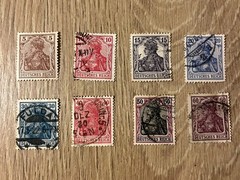 1872-1922 DEUTSCHE REICH POSTAGE STAMPS