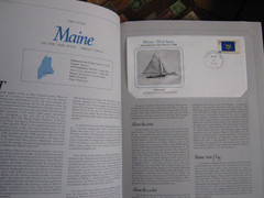 Book State Flag 50 First Day Covers 1976 Stamp Sheet Westport Collectors Society