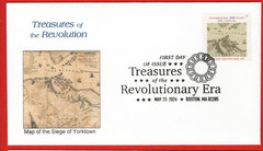 Treasures of the Revolution, COMPLETE Set of 10 Different First Day Covers