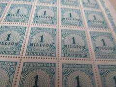 GERMANY 10000 MNH STAMPS 1923 INFLATION TIME AND WWII