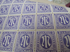GERMANY 10000 MNH STAMPS 1923 INFLATION TIME AND WWII