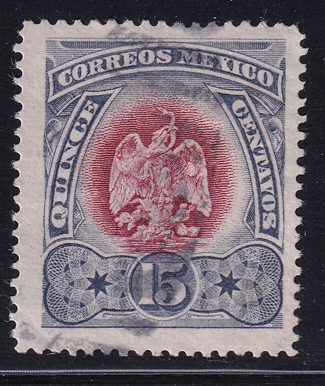 ucx69 Mexico 1899 Eagle snake cactus national emblems Sc#299