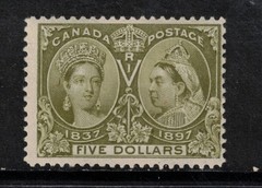 Canada #65 Mint Fine Full Original Gum Hinged