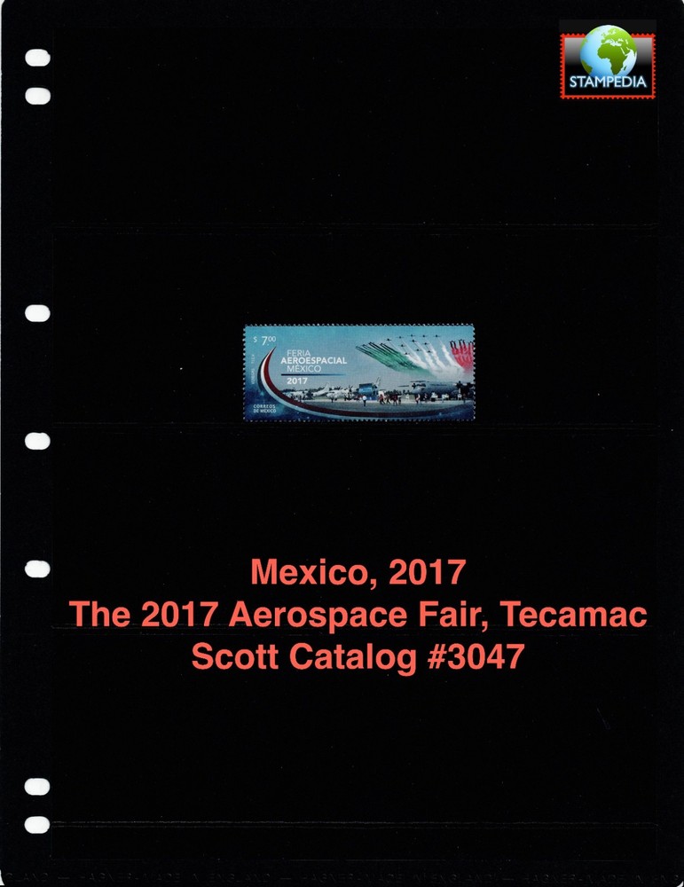 $1.30 Scott Value – 2017 MEXICO Air Force, Aerospace Fair scarcer CV MNH NH UMM
