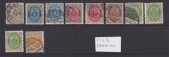 Denmark 1875 – 1901 Stamps. Inc Frame Upright, Inverted, Shades etc. Cat £2000+?