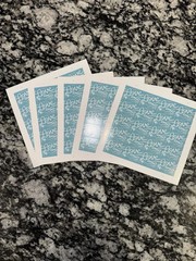 2017 USPS SHEET OF 100 FIRST CLASS LETTER STAMPS LOVE SKYWRITING 78¢