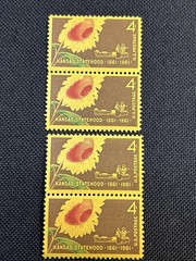 Vintage US Postage Stamps Unused Lot Of 37 Stamps Of Historical Events & States