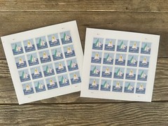 Sailboats SelfAdhesive Forever Stamps 40 TOTAL Genuine POST CARD Stamp SHIPSFAST