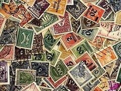 Nazi German HUGE stamp lot 50 pieces Authentic THIRD REICH WWII WW2 era stamps!