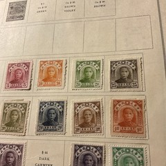 CHINA PROVINCES-HISTORICAL EVENTS -LOT Of 28-Stamps ON 2-ALBUM PAGES -MH-# 025