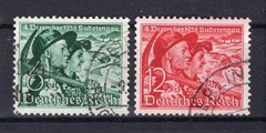 DR-3.Reich 684/85 Used Stamped Sudetenland Cancellation 1933-1945