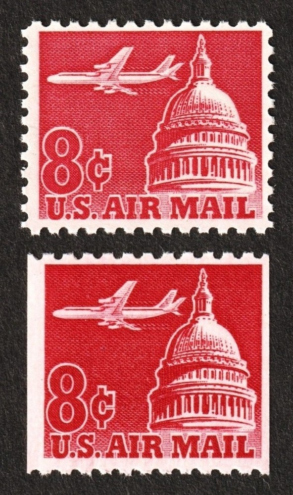 PAPER-GEM:scott#C64a & C65 coil Airmail US/usa stamp Mint Never hinged og nh/mnh