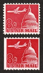 PAPER-GEM:scott#C64a & C65 coil Airmail US/usa stamp Mint Never hinged og nh/mnh
