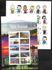 Imperforate (NO Die-Cut) Selection 2021-25–133 Stamps, Fault-Free, Cat $226.40