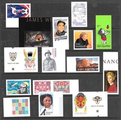 Imperforate (NO Die-Cut) Selection 2021-25–133 Stamps, Fault-Free, Cat $226.40