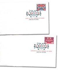 FOREVER “LOVE” 40 Stamps 2 Sheets Wedding 💜 Anniversary