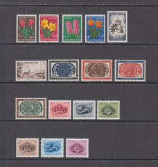 LUXEMBOURG 1955 COMPLETE YEAR SET MINT NEVER HINGED MNH (SEE PICTURE)