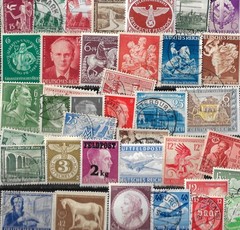 150 ALL DIFFERENT GERMANY 3RD REICH 1933 TO 1945 NO TERRITORIES STAMPS