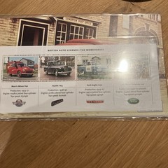 British Auto Legends with mini sheet