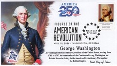 26-127, 2026, SC 6068y, Figures of the American Revolution, FDC, Pictorial, Amer