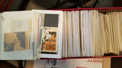 LOT OF 50 USA AND INTERNATIONAL POSTER CINDERELLA STAMPS FROM OLD SCHOOL HOARD