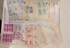 Huge Lot of Vintage Stamps, Full Sheets, Partial Sheets, Singles – Collection