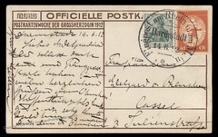 Germany 1912 Schwaben Zeppelin Si10.1.14 Rhein Main Princes Cossacks RPPC 89303
